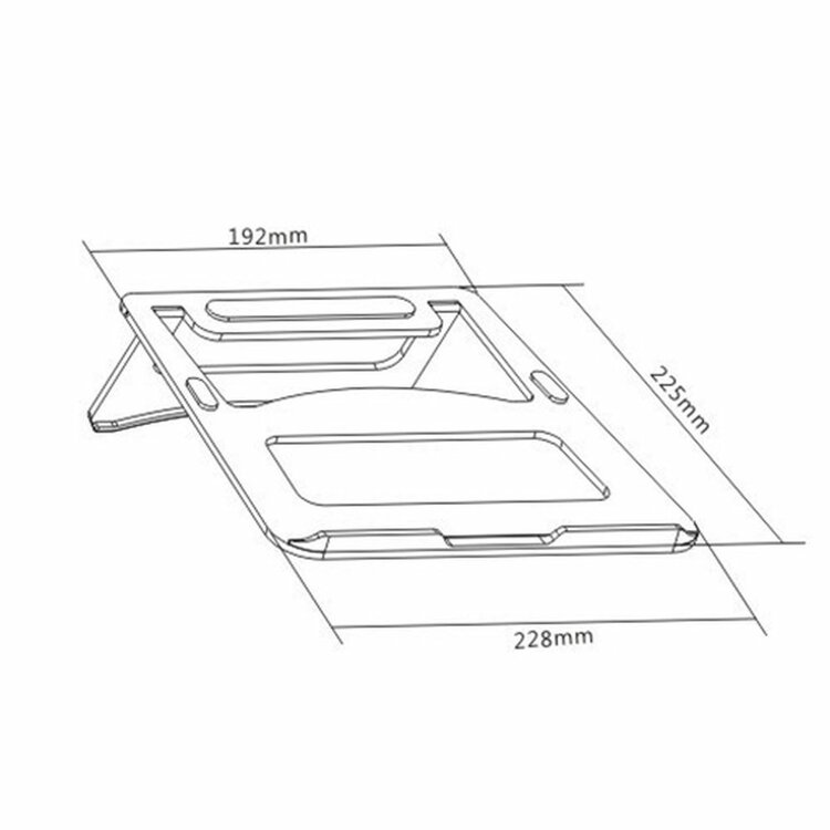 Cricket ErgoLine laptopstandaard | Worktrainer.nl