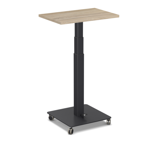 2nd chance TinyDesk Gas Spring | Small 1 leg sit-stand table