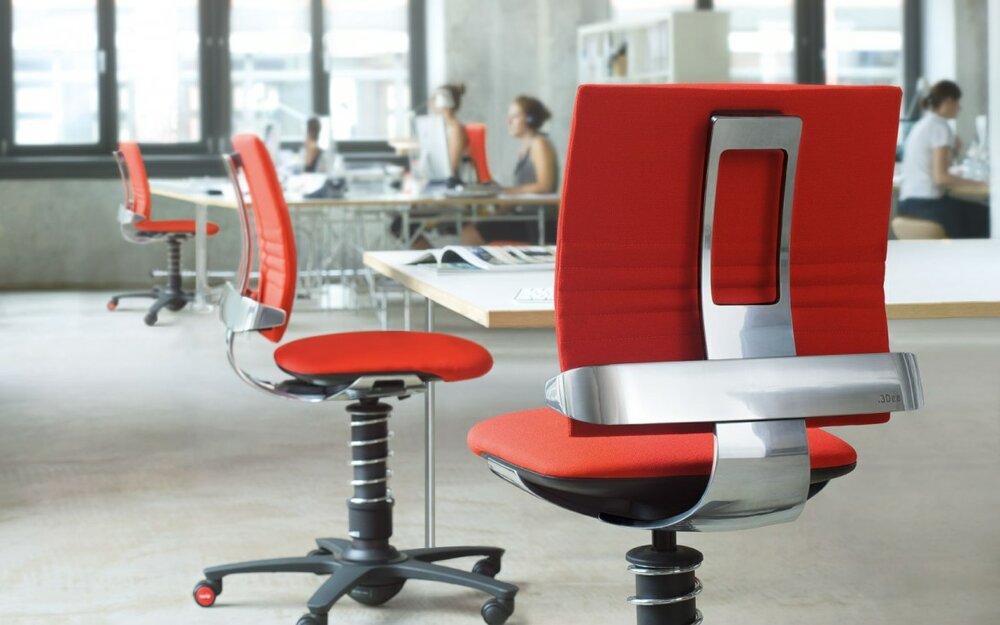 3Dee office chair active desk chair Swopper technology